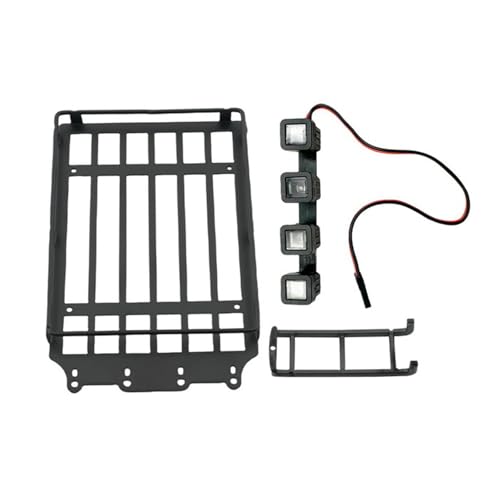 AGONEIR Fernbedienung Crawler Gepäck Dach Rack Mit Leiter Upgrade Zubehör Fahrzeug Teil Für 1/18 Crawler Auto Dekoration von AGONEIR