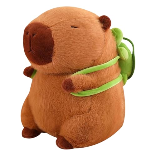 AGONEIR Stilvolle Capybaras Plüschfiguren Einfach Zu Verwendendes Stofftier Tragbares Modeaccessoire Für Wohnaccessoires Und Bürobedarf von AGONEIR