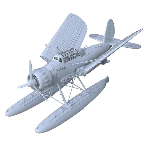 1/100 Maßstab 3D Militärmodell Deutschland Arado AR-196 A-1 Leichtes Wasserflugzeug Mit Klappbaren Flügeln Unbemaltes Resinmodell DIY Bausatz von AGSDGAWD