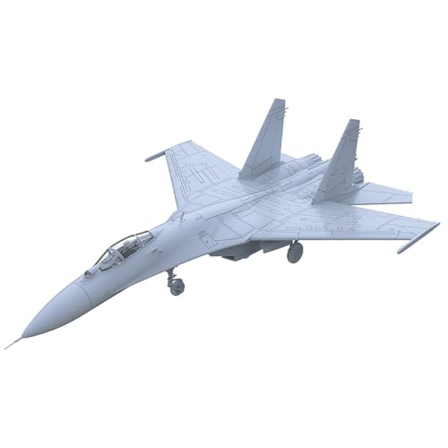 1/144 Maßstab 3D Militärmodell Chinesischer J-11 Kampfjet Unbemaltes Resin-Modell Kampfflugzeug DIY Modell Für Militärfans Sammlung Und Ausstellung von AGSDGAWD