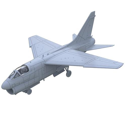 1/144 Maßstab 3D Militärmodell US A-7 II Kampfflugzeug, Ungefärbtes Harzmodell, Kampfflugzeug, DIY-Modell for Militärische Bildung von AGSDGAWD