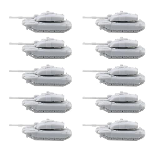 10 STÜCKE 1/2000-1/350 Maßstab Challenger 2 Kampfpanzer Harz Militärmodell DIY Miniaturform Sammlung Modellpanzer(1/350(3.28CM)) von AGSDGAWD