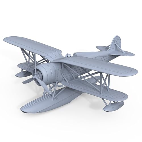 2 STK. 3D-Militärmodell, Maßstab 1/200, Italien Ro.44 Wasseraufklärungsflugzeug, Ungefärbtes Harzmodell, DIY-Miniaturformensammlung von AGSDGAWD