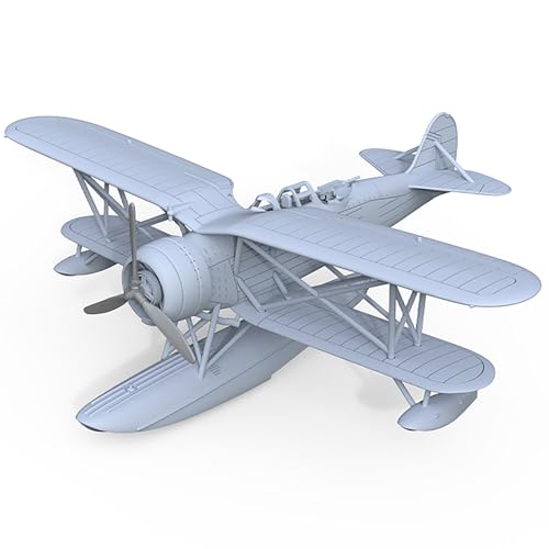 2 STÜCKE 3D Militärmodell 1/200 Maßstab Italien Ro.43 Wasseraufklärungsflugzeug Ungefärbtes Harzmodell DIY Szenenmontageform von AGSDGAWD