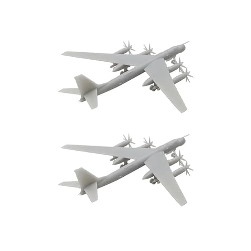 2 STÜCKE Bombardement Flugzeugmodell TU-95MS Mit Fahrwerk 1/2000 1/700 1/400 1/350 Maßstab Flugzeug Spielzeug for DIY Militärmodell Display(1/350 (140mm)) von AGSDGAWD