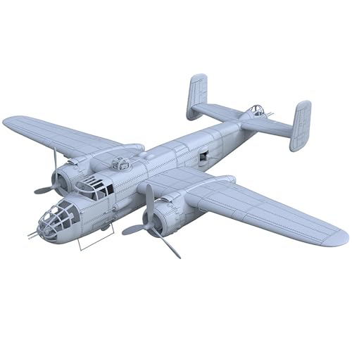 2 STÜCKE DIY Militärmodell 1/200 Maßstab US Navy B-25J-1 Mitchell Kampfflugzeug Ungefärbtes Harzmodell for Die Ausstellung Der Militärsammlung von AGSDGAWD