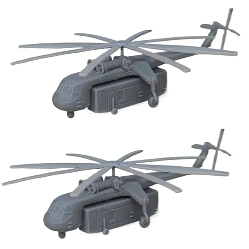 2 STÜCKE DIY Modell 1/700 1/350 Maßstab CH-54 Tarhe Hebehubschrauber Modell Simulation Luftkran Transporthubschrauber Militärmodellsammlung(1/350 (6.2cm)) von AGSDGAWD