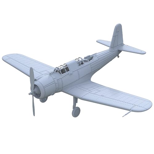 3D Militärmodell 1/144 Maßstab US SB2U-3 Vindicator Sturzbomber Unmontierter Unlackierter Resin-Bausatz - Zweiter Weltkrieg Jagdflugzeug von AGSDGAWD