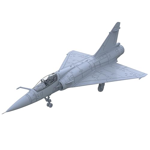 3D-Militärmodell Im Maßstab 1/100, Französischer Mirage 2000C-S4-Kampfjet, Ungefärbtes Harzmodell, Einsitziges Flugzeug Mit Detailliertem Design, DIY-Modell von AGSDGAWD