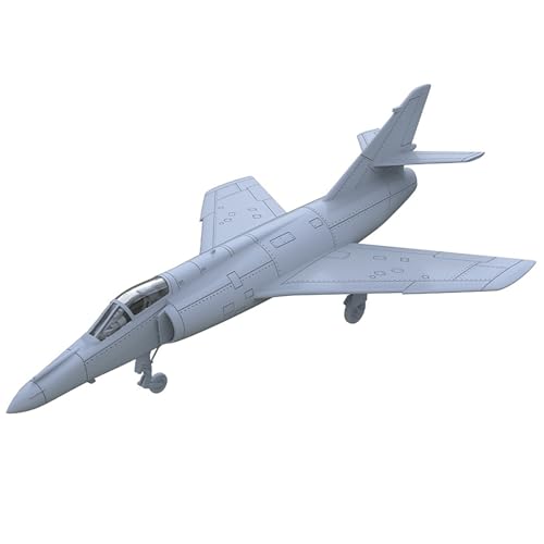 3D-Militärmodell Im Maßstab 1/100, Französisches Super-Étendard-Trägerkampfflugzeug, Ungefärbtes Harzmodell, Detailliertes Marine-Jet-DIY-Modell von AGSDGAWD