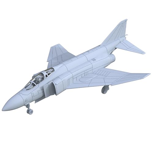 3D-Militärmodell Im Maßstab 1/100, US-amerikanischer F-4 Phantom-Trägerkampfjet, Ungefärbtes Harzmodell, DIY-Miniaturform, Militärsammlung von AGSDGAWD