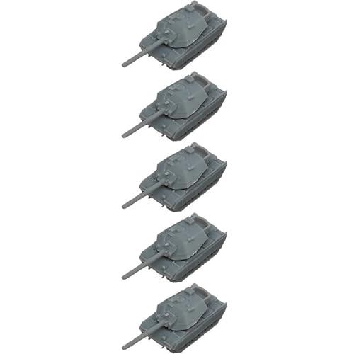 5 STÜCKE DIY Modell 1/700 1/350 Maßstab Magach 6B Kampfpanzer MBT DIY Modell Harz Kampffahrzeug Kit Militärische Ausbildung Militärmodell(1/350 (2.75cm)) von AGSDGAWD