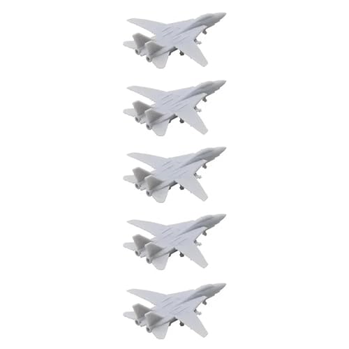 5 STÜCKE F-14 Kampfflugzeug Militärmodell 1/2000-1/350 Harz Schiffsflugzeugmodell Trägermaschine DIY Szene Montageform(1/700 (27mm)) von AGSDGAWD