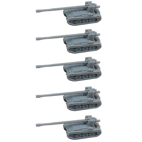 5 STÜCKE Grille-15 Mini-Panzermodell, Maßstab 1/350 1/700, Selbstfahrender Artilleriefahrzeug-Kampfpanzer, Ungefärbtes Panzerharzmodell for Die Militärsammlung(1/700) von AGSDGAWD