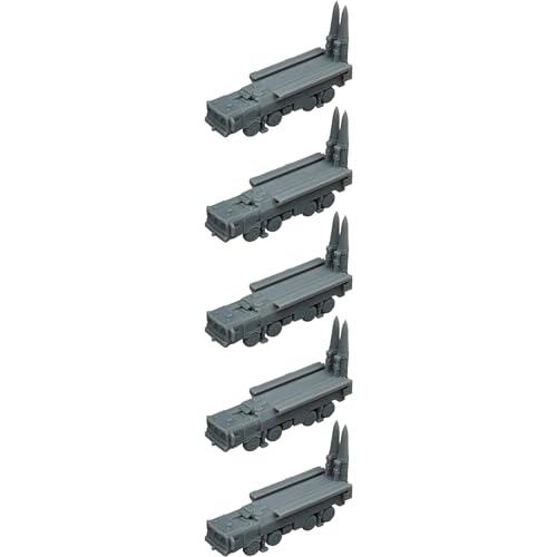 5STÜCKE 1/700 1/350 Militärmodell Russland Iskandar SS-X-26 Taktisches Raketenmodell Länge 2/4cm DIY 3D-gedrucktes Harz Kriegswaffe Sammlerspielzeug(1/350 (4cm)) von AGSDGAWD