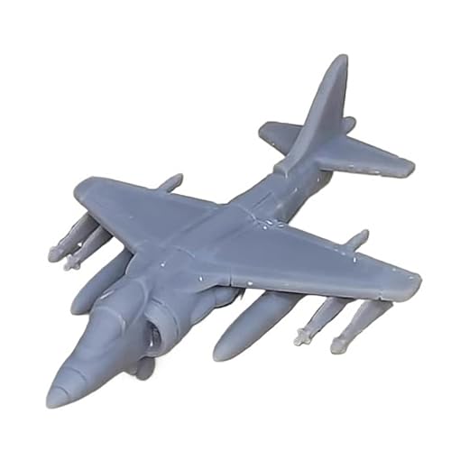 DIY Kampfflugzeug-Modell Aus Kunstharz, AV-8B Harrier, Flugzeug, Maßstab 1/350, 1/700, Simuliertes Militärmodell, Flugzeugsimulation, Schiffsdekoration(1/350(2.61CM)) von AGSDGAWD