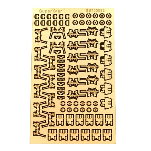 DIY Militärmodell Ätzteile 1/700 Deutsches 3,7 Cm/69 M42 Flugabwehrkanonen-Umrüstlegierungs-Ätzset von AGSDGAWD