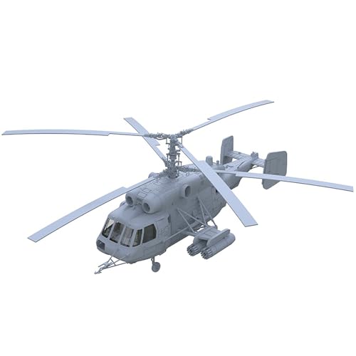 DIY-Militärmodell Im Maßstab 1/144, UDSSR Ka-29-Hubschrauber, Unmontiertes, Ungefärbtes Harzmodell, Bewaffnetes Hubschraubermodell Zur Ausstellung Von Militärsammlungen von AGSDGAWD