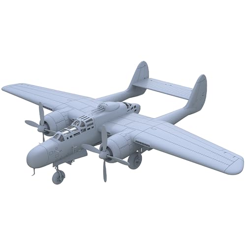 DIY-Militärmodell Im Maßstab 1/144, US Air Force P-61A-11 Black Widow Kampfflugzeug, Ungefärbtes Harzmodell for Die DIY-Miniaturformensammlung von AGSDGAWD