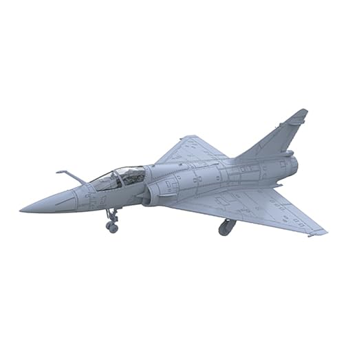 DIY-Modell, Maßstab 1/72, Französisches Mirage 2000-5F-Kampfflugzeug, 3D-Militärmodell, Bewaffnetes Flugzeug, Ungefärbtes Harzmodell von AGSDGAWD