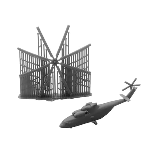 DIY Modellflugzeug 1/2000 1/700 1/400 1/350 Maßstab Mehrzweckhubschrauber Mi-26 Halo Miniaturflugzeug Harzform(1/2000 (17mm)) von AGSDGAWD