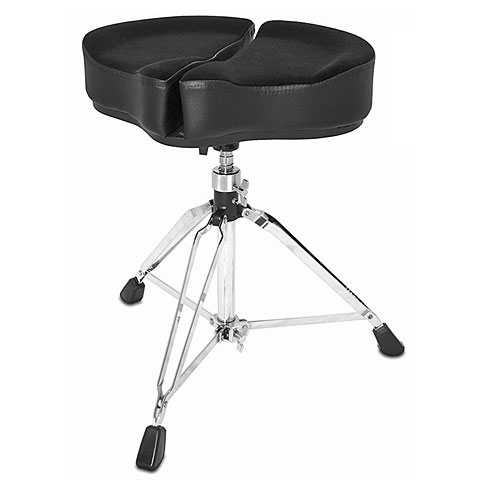 AHead Spinal Glide SPG-BL-3 Black Saddle Drum Throne Drumhocker von AHEAD