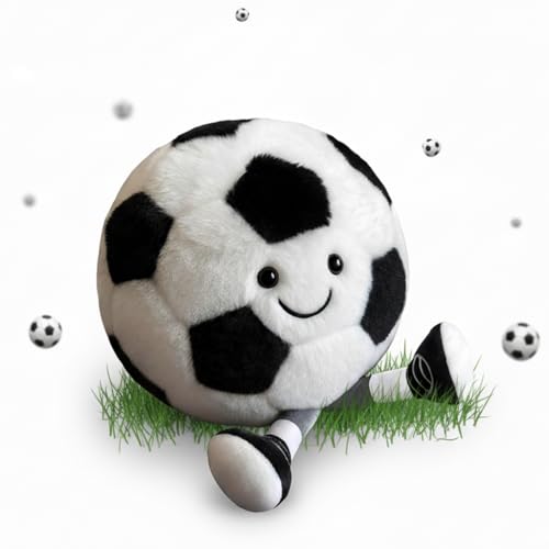 Plüsch Football, Plüsch Fußball Spielzeug, 27cm Fußball Plüschtier Spielzeug, Fußball Kuscheltier, Fussball Geschenke Jungen, Kinderzimmer Dekoration, Fußballliebhaber Geschenk Für Jungen Mädchen Plüsch Football, Plüsch Fußball Spielzeug, 27cm Fußball Plüschtier Spielzeug, Fußball Kuscheltier, Fussball Geschenke Jungen, Kinderzimmer Dekoration, Fußballliebhaber Geschenk Für Jungen Mädchen von AHEJIOO