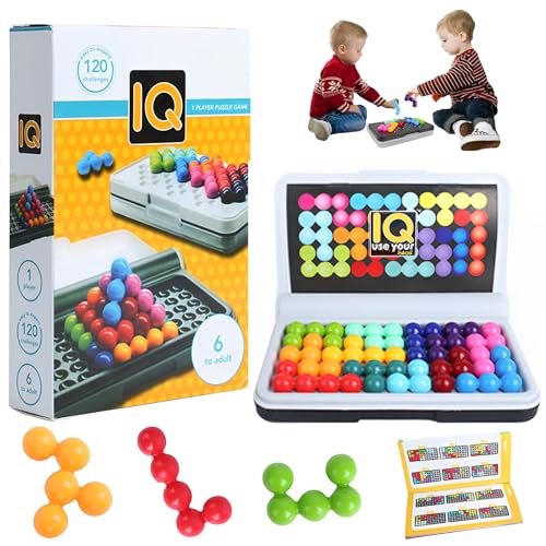 AHEJIOO Puzzlespiele Für Kinder, Iq Puzzle, Iq Puzzler Pro, Iq Fit, Iq Spiele, Iq Games, iq Spiele für Kinder ab 6, Puzzlespiel with 120 Herausforderungen, Für Kinder Ab 6 Jahre Und Erwachsene von AHEJIOO