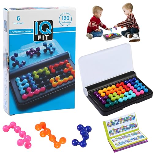 AHEJIOO Iq Puzzle with 120 Herausforderungen, Iq Puzzler Pro Gehirnstorming, Iq Spiele, Iq Puzzler, Iq Games, Iq Fit Spiel Ab 6, iq Spiel, Für Kinder Ab 6 Jahre Und Erwachsene von AHEJIOO