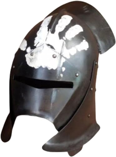 AHM HANDICRAFT Authentische Replik Mittelalter Helm - Zwergen Uruk-Hai Design für Erwachsene Sammler und Heimdekor-Enthusiasten Ideal für Kampfbegeisterte Krieger Erinnerungsstücke und von AHM HANDICRAFT