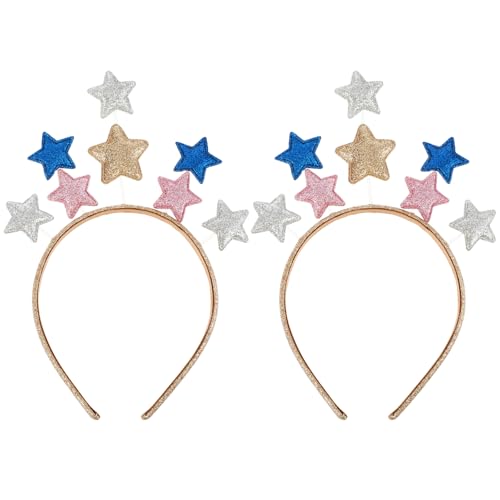 2 Stück Glitzerstern-Stirnband,Weihnachten Sterne Haarreifen,Stern Haar Hoop Stirnband,Pailletten Haarbänder mit Sternen,Party Sterne Haarschmuck,für Karneval Weihnachten Geburtstag Neujahr Party 2 Stück Glitzerstern-Stirnband,Weihnachten Sterne Haarreifen,Stern Haar Hoop Stirnband,Pailletten Haarbänder mit Sternen,Party Sterne Haarschmuck,für Karneval Weihnachten Geburtstag Neujahr Party von AHQiZFX
