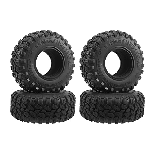 AIDIRui 4 StüCke 118 MM 2,2 Gummireifen Radreifen für 1/10 RC Crawler Auto Axial Wraith SCX10 Capra TRX4 TRX6 D90 von AIDIRui