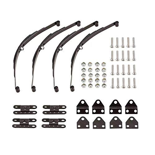 AIDIRui 4 Stück 1/10 Rock Crawler Hard Spring Spring Suspension Bar aus Edelstahl für LKW Axial D90 von AIDIRui