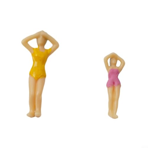 AIDNTBEO Schwimmfiguren, Maßstab O, verschiedene Farben, 20 oder 40 Stück für Modell-Layout (20 Stück) von AIDNTBEO