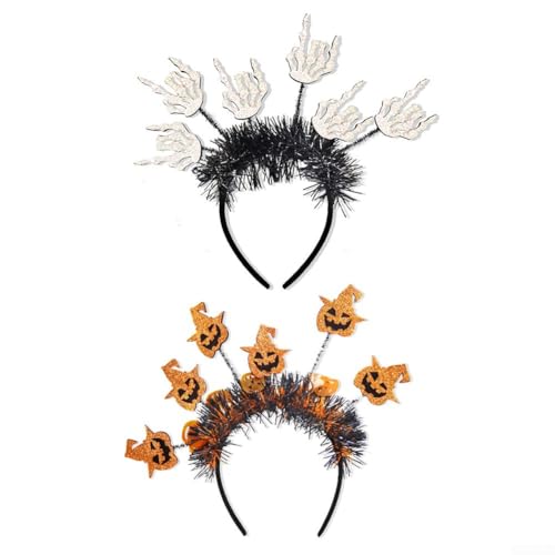 Halloween-Haarbänder, Haarschmuck für Streich-Requisiten, Party-Haarschmuck für Frauen, niedliche Designs (B) von AIDNTBEO