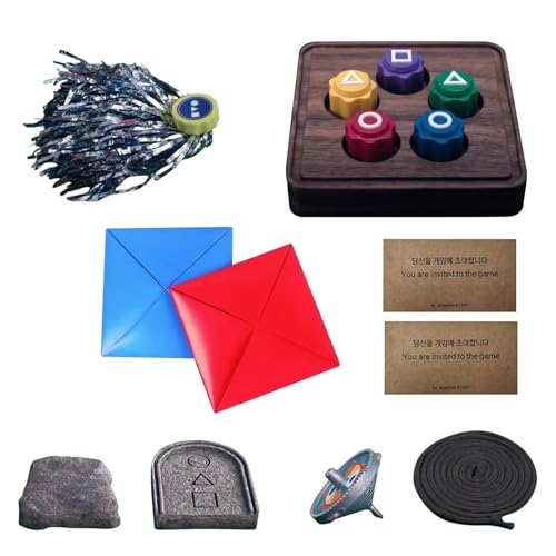 gonggi Korean Game,Gonggi traditionelles Koreanisches,Koreanisches Volksspielset (traditionelles Koreanisches Spiel) – Jebi chagi, Gong-gi, Biseokchigi, Paeng-y, DDAKJI, Familienreisespiele (A) von AIDODIA