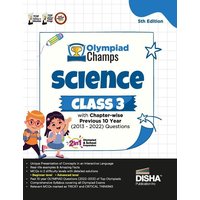 Olympiad Champs Science Class 3 with Chapter-wise Previous 10 Year (2013 - 2022) Questions 5th Edition | Complete Prep Guide with Theory, PYQs, Past & von AIETS Com Pvt Ltd