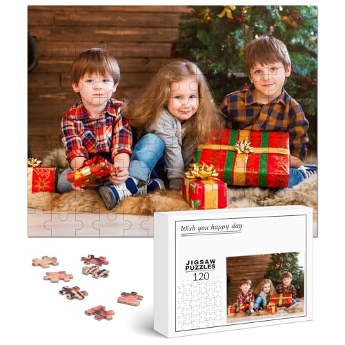 AIFLM Puzzle Personalisiert mit Eigenem Foto 200/300/500/1000/2000/3000 Teil Persönliche Puzzles Foto Puzzle mit Eigenem Bild Foto Geschenk Personalisiertes Puzzle von AIFLM