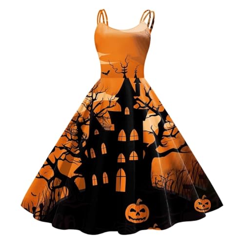 AIGOUT Ballkleid Kleider für Damen, formell, Übergröße, Hexe, Renaissance, mittelalterliches Renaissance-Kleid mit Korsett, Halloween-Partykleid (Typ 4, XL) von AIGOUT