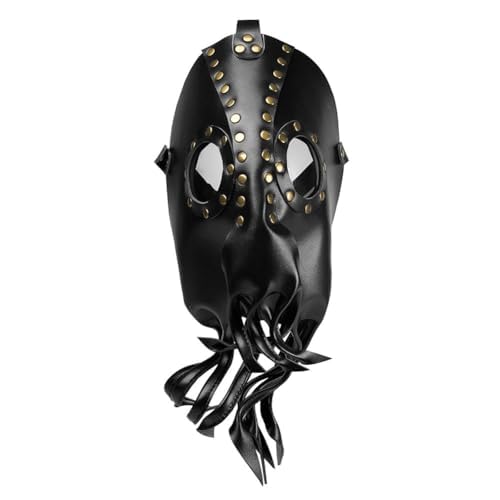 AIGOUT Mittelalter Maske Mittelalter Retro Steampunk Masken Dämon Octopus Stil Cosplay Zubehör Maskerade Kostüme Halloween Karneval Party Masken von AIGOUT