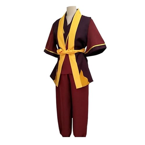 AIHERQG Airbender Prinz Zuko Cosplay Kostüm Anime Maßanfertigung Uniform(Men,3XL) von AIHERQG