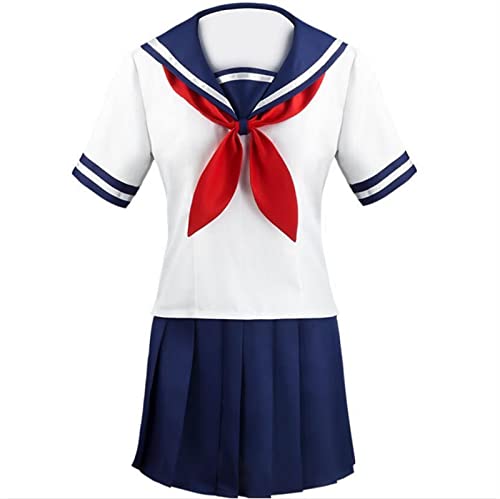 AIHERQG Ayano Cosplay Kostüme Mädchen Schuluniform Frauen Kleider Komplette Sets(XL) von AIHERQG