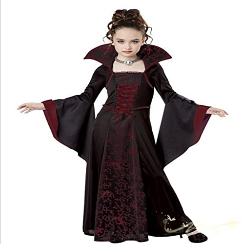 AIHERQG Hexe Halloween Kostüm for Kinder Mädchen Vampire Cosplay Kostüm Halloween Kind Kleidung for Party(Witch Costume 1,140) von AIHERQG