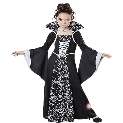 AIHERQG Hexe Halloween Kostüm for Kinder Mädchen Vampire Cosplay Kostüm Halloween Kind Kleidung for Party(Witch Costume 2,120) von AIHERQG