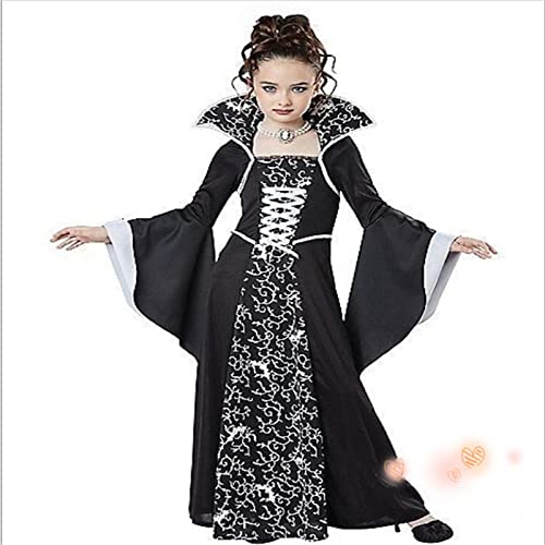 AIHERQG Hexe Halloween Kostüm for Kinder Mädchen Vampire Cosplay Kostüm Halloween Kind Kleidung for Party(Witch Costume 2,130) von AIHERQG