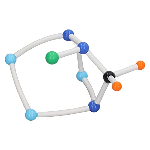 3D-Lernmodellbausatz für Mikromolekulare 3D-Modelle in Leuchtenden Farben, Hergestellt aus Sicherem und Farbenfrohem PP, Leicht zu Erlernen, Anwendbar für den Unterricht und den von AILOOCEDI