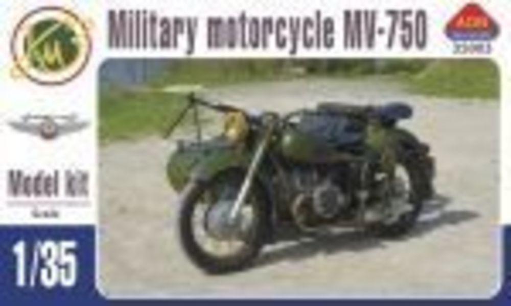 MV-750 Soviet military motocycle with sidecar von AIM Fan Model