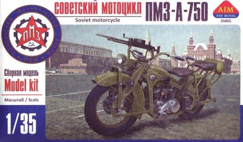 PMZ-A-750 Soviet motorcycle von AIM Fan Model