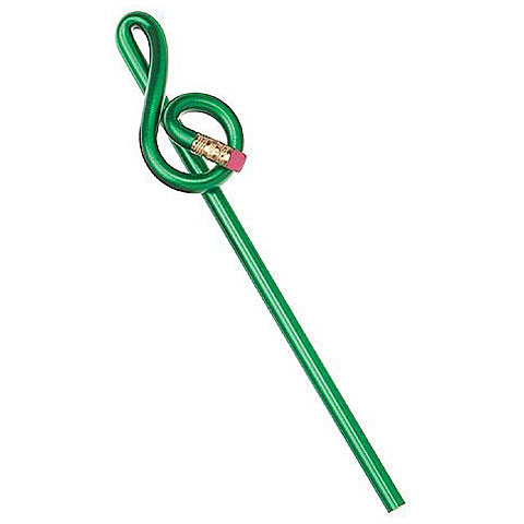 AIM Gifts Pencil Treble Clef Green Stift von AIM Gifts