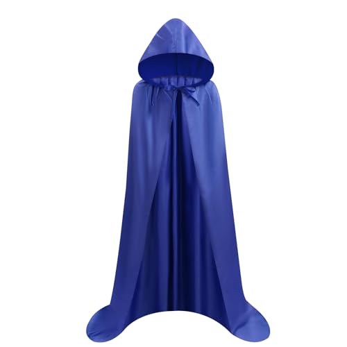 AIMEJZM Erwachsene Kapuzenmantel Langes Cape Grim Vampir Hexe Karneval Halloween Cosplay Kostüm 150cm von AIMEJZM